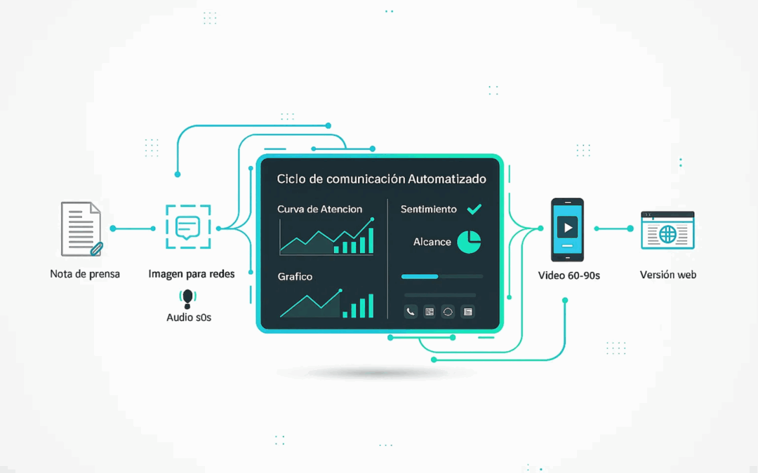 Automatiza el ciclo completo del gabinete de prensa: de nota a radio y redes con MMI Analytics